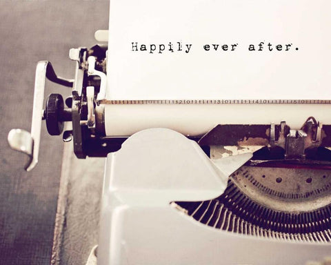 Happily Ever After Black Ornate Wood Framed Art Print with Double Matting by Susannah Tucker Photography
