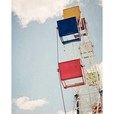 Skyride Gold Ornate Wood Framed Art Print with Double Matting by Susannah Tucker Photography