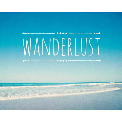 Wanderlust Black Modern Wood Framed Art Print by Susannah Tucker Photography