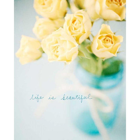 Vibrant Floral Setting 2 White Modern Wood Framed Art Print by Susannah Tucker Photography