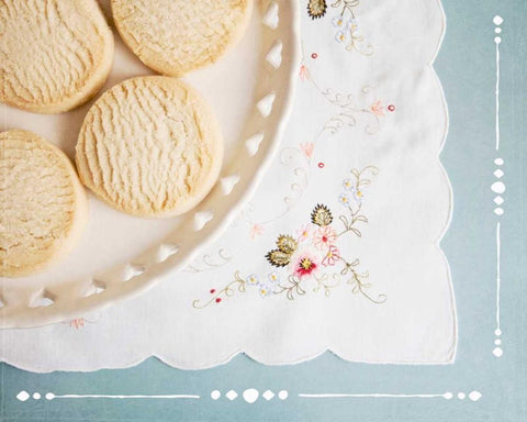 Baking Diary 1 Black Ornate Wood Framed Art Print with Double Matting by Susannah Tucker Photography