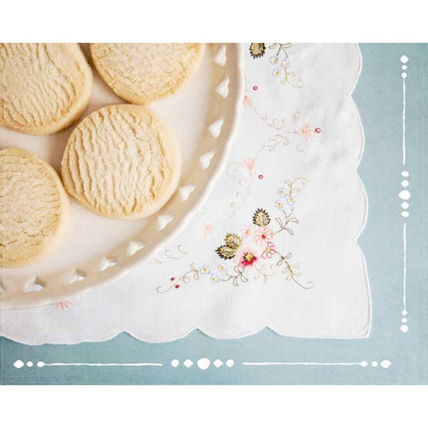 Baking Diary 1 White Modern Wood Framed Art Print by Susannah Tucker Photography