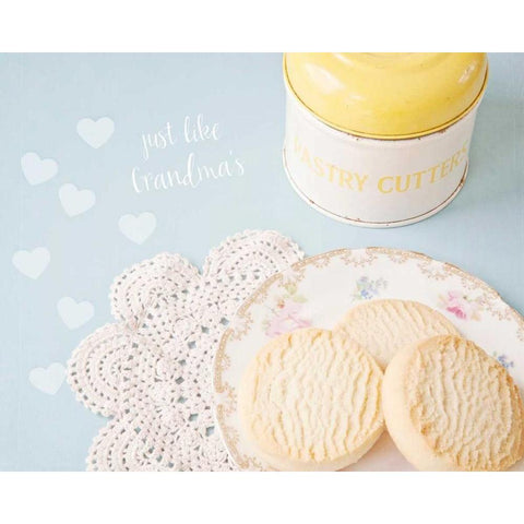 Just Like Grandmas White Modern Wood Framed Art Print by Susannah Tucker Photography