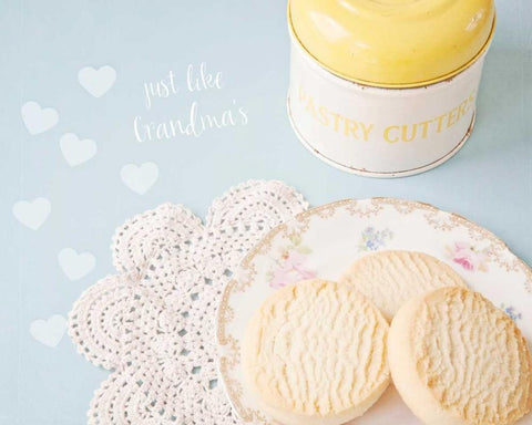 Just Like Grandmas Black Ornate Wood Framed Art Print with Double Matting by Susannah Tucker Photography