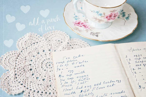 Add a Pinch of Love Black Ornate Wood Framed Art Print with Double Matting by Susannah Tucker Photography