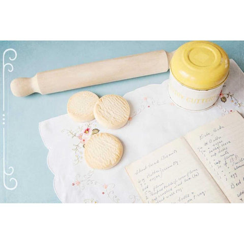 Baking Diary 4 White Modern Wood Framed Art Print by Susannah Tucker Photography