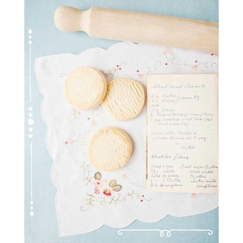 Baking Diary 5 Black Modern Wood Framed Art Print by Susannah Tucker Photography