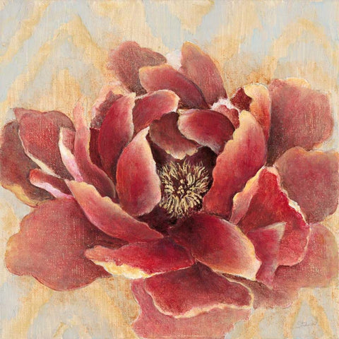 Desirous Gold Ornate Wood Framed Art Print with Double Matting by Studio M