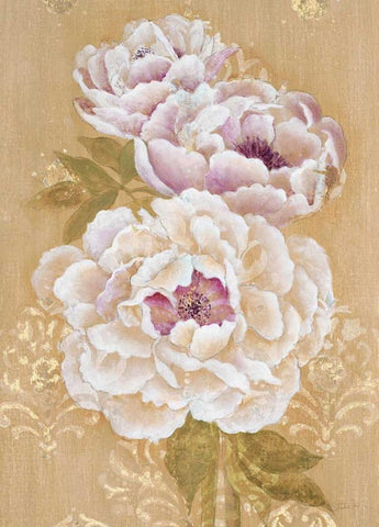 Opulent Simplicity 1 Black Ornate Wood Framed Art Print with Double Matting by Studio M