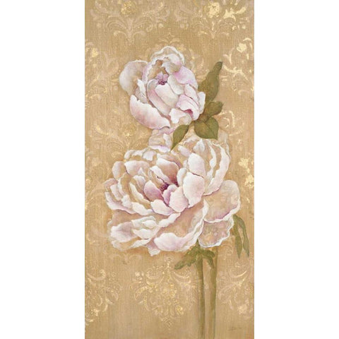 Opulent Simplicity Panel 2 Black Modern Wood Framed Art Print with Double Matting by Studio M