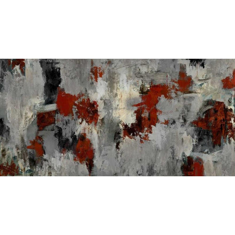 Abstract Defined Black Modern Wood Framed Art Print by Green, Elise