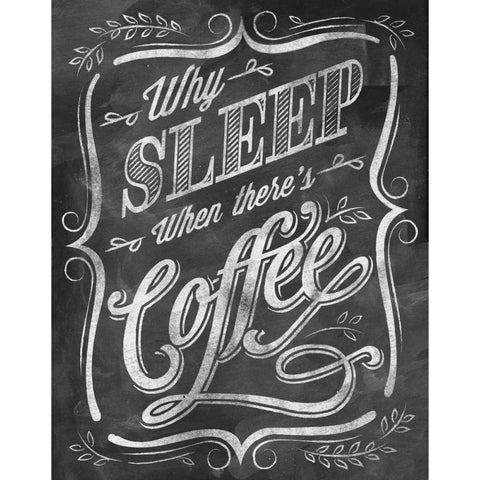 Wise Coffee 4 Black Modern Wood Framed Art Print with Double Matting by Taylor, Dorothea