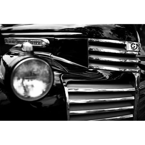 Chrome and Grills White Modern Wood Framed Art Print by Mark Spowart Photography