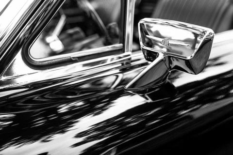 Chrome and Polish Black Ornate Wood Framed Art Print with Double Matting by Mark Spowart Photography