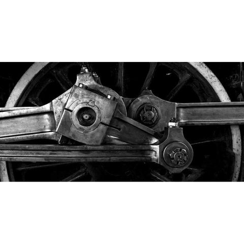 Sculptural Industry Black Modern Wood Framed Art Print by Mark Spowart Photography