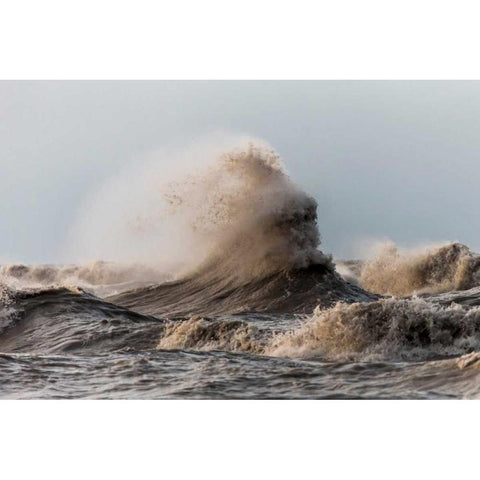 Storm Black Modern Wood Framed Art Print with Double Matting by Mark Spowart Photography