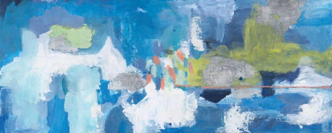 Joyous Spring Black Ornate Wood Framed Art Print with Double Matting by Aubrey