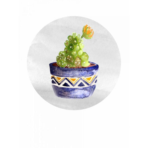 Mojave Cactus 5 Black Modern Wood Framed Art Print by Smith, Crystal