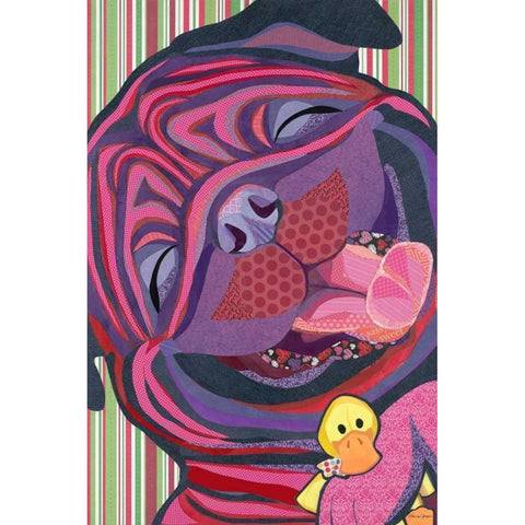 Favorite Toy Black Modern Wood Framed Art Print with Double Matting by Paper Pictures By Laura