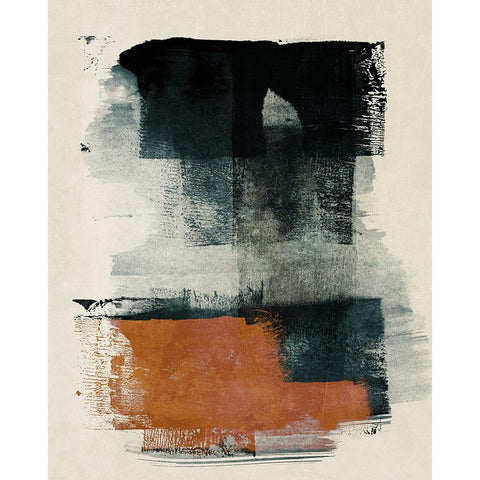 Natural Organic 4 Black Modern Wood Framed Art Print by Tabby, Oliver