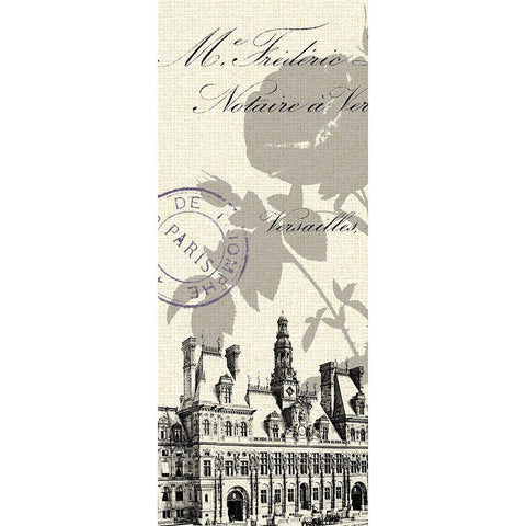 Hotel De Ville White Modern Wood Framed Art Print by Z Studio