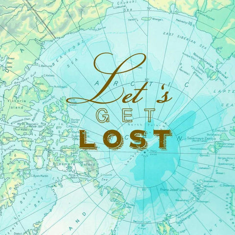 Lets Travel 5 White Modern Wood Framed Art Print with Double Matting by Z Studio