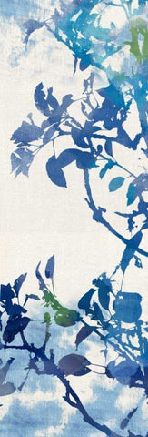 Flowing Branches I White Modern Wood Framed Art Print with Double Matting by Dos Santos, Bella