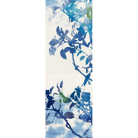 Flowing Branches I Black Modern Wood Framed Art Print by Dos Santos, Bella