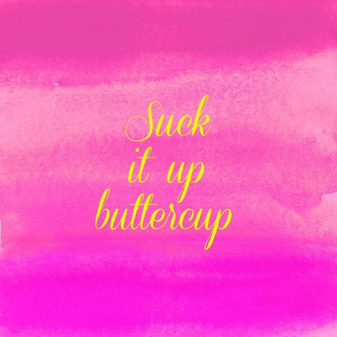 Suck It Up Black Ornate Wood Framed Art Print with Double Matting by Dos Santos, Bella