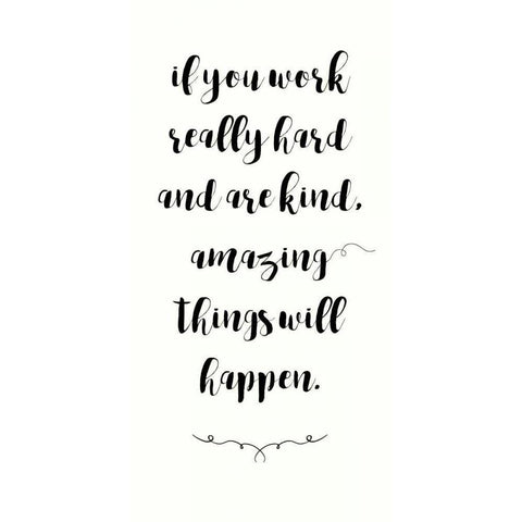 Amazing Things Will Happen 2 Black Modern Wood Framed Art Print by Dos Santos, Bella