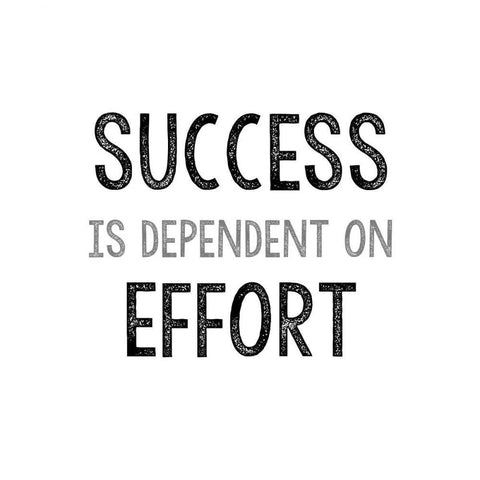 Success Black Ornate Wood Framed Art Print with Double Matting by Dos Santos, Bella