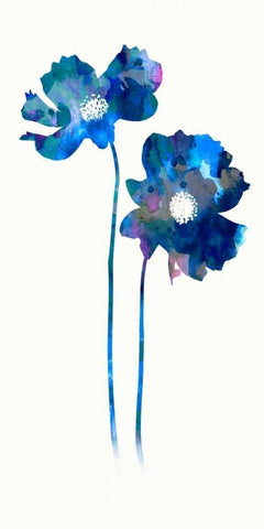 Saturation Black Ornate Wood Framed Art Print with Double Matting by Dos Santos, Bella
