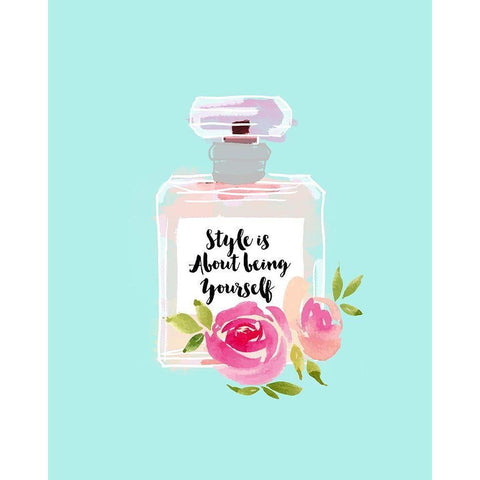 Style Is About Black Modern Wood Framed Art Print with Double Matting by Dos Santos, Bella