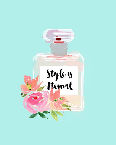 Style Is Eternal Black Ornate Wood Framed Art Print with Double Matting by Dos Santos, Bella