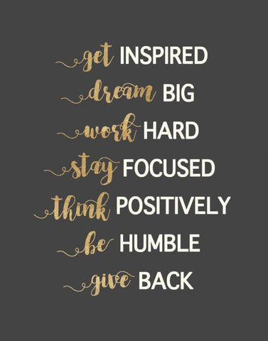 Work Rules Black Ornate Wood Framed Art Print with Double Matting by Dos Santos, Bella