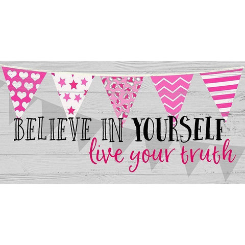 Live Your Truth Gold Ornate Wood Framed Art Print with Double Matting by Dos Santos, Bella