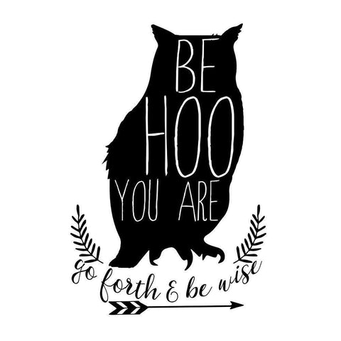 Be Hoo You Are Gold Ornate Wood Framed Art Print with Double Matting by Dos Santos, Bella
