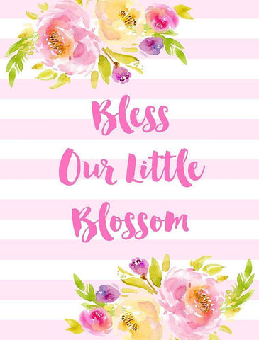 Little Blossom Black Ornate Wood Framed Art Print with Double Matting by Dos Santos, Bella