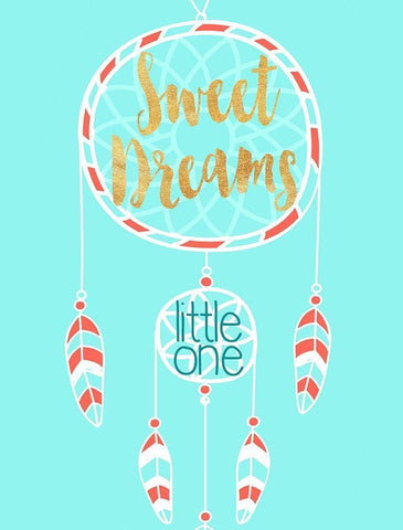 Sweet Dreams Black Ornate Wood Framed Art Print with Double Matting by Dos Santos, Bella