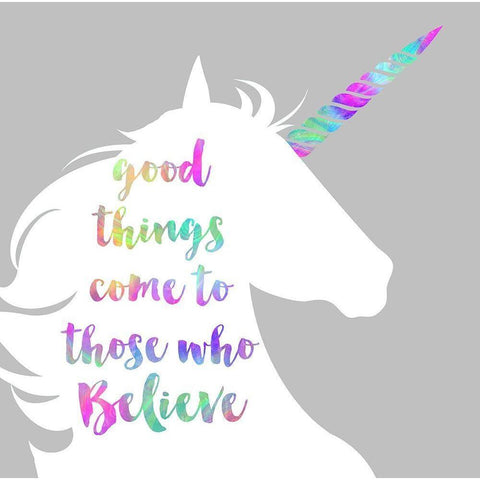 Good Things White Modern Wood Framed Art Print by Dos Santos, Bella