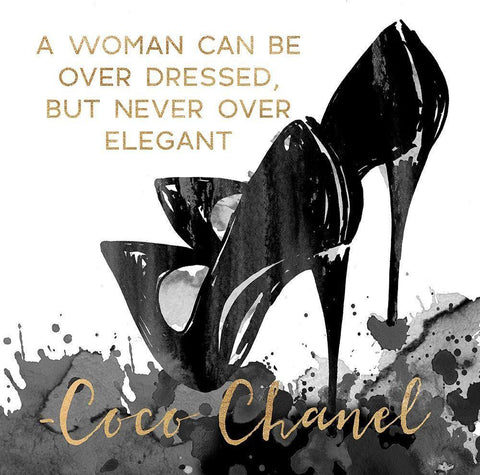 Never Over Elegant Black Ornate Wood Framed Art Print with Double Matting by Dos Santos, Bella