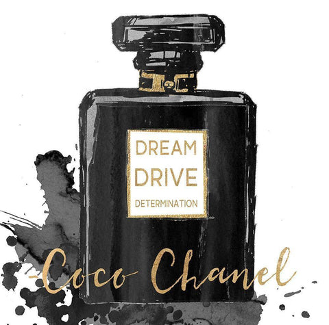 DREAM, DRIVE, DETERMINATION White Modern Wood Framed Art Print with Double Matting by Dos Santos, Bella