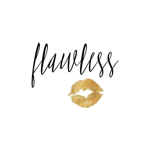 Flawless White Modern Wood Framed Art Print with Double Matting by Dos Santos, Bella