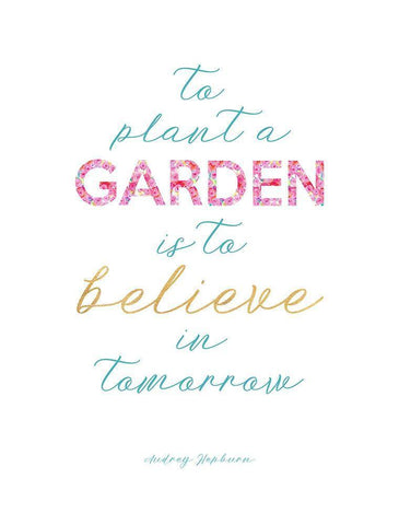 To Plant A Garden Black Ornate Wood Framed Art Print with Double Matting by Dos Santos, Bella