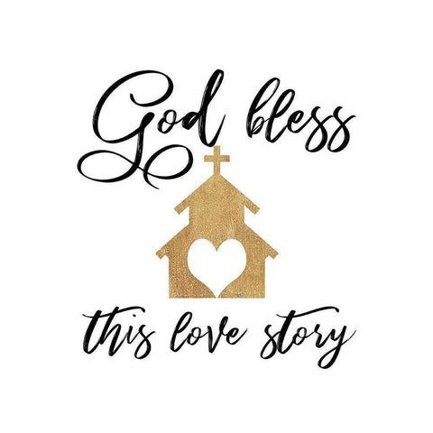 Our Love Story White Modern Wood Framed Art Print by Dos Santos, Bella