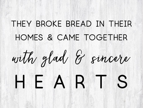 Glad and Sincere Hearts Black Ornate Wood Framed Art Print with Double Matting by Dos Santos, Bella