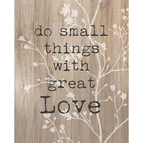 Great Love White Modern Wood Framed Art Print by Dos Santos, Bella