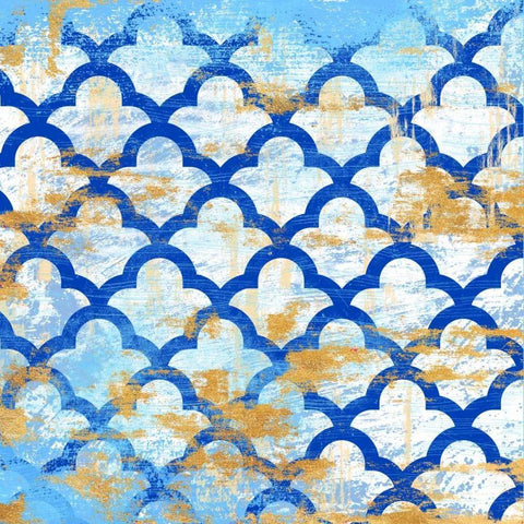 Moroccan Spa 3 Gold Ornate Wood Framed Art Print with Double Matting by Ross, Devon