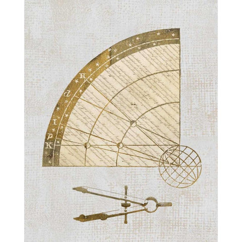Cartographers Set Black Modern Wood Framed Art Print by Appleman, Sam