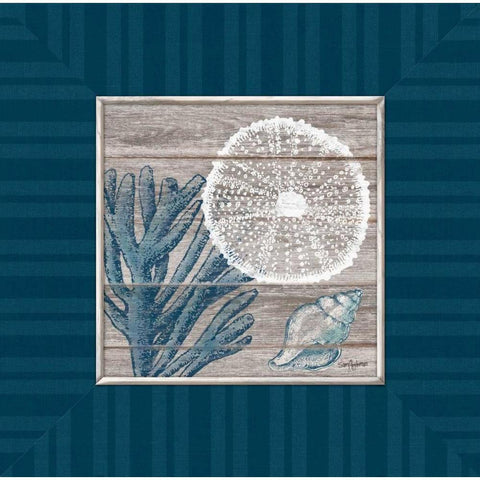 Coastal Bliss White Modern Wood Framed Art Print by Appleman, Sam